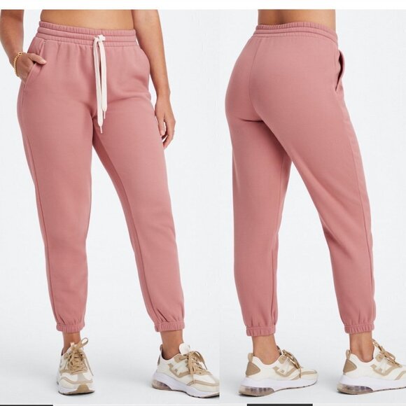 Fabletics Eco Go-To Classic sweatpants Size 4X Mauve pink Joggers loungewear - Picture 1 of 8